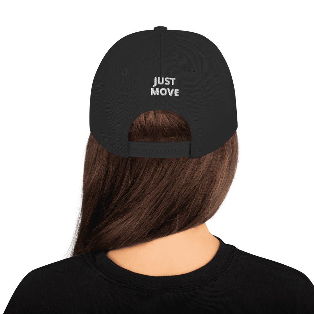 Human 2.0 Snapback Hat (white logo) - Human 2.0