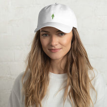 Load image into Gallery viewer, Human 2.0 Dad hat (green logo) - Human 2.0
