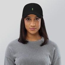 Load image into Gallery viewer, Human 2.0 Dad hat (green logo) - Human 2.0
