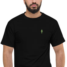 Load image into Gallery viewer, Human 2.0 Men&#39;s Champion T-Shirt (green logo)
