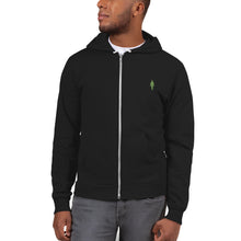 Load image into Gallery viewer, Human 2.0 Hoodie sweater (green logo)
