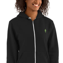 Load image into Gallery viewer, Human 2.0 Hoodie sweater (green logo)
